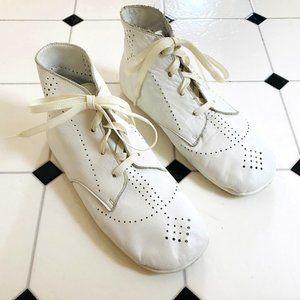 Comme des Garcons perforated leather shoes